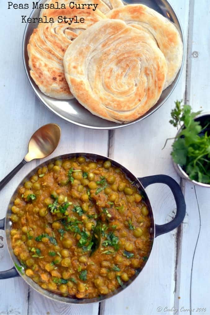 Green Peas Masala Curry - Cooking Curries