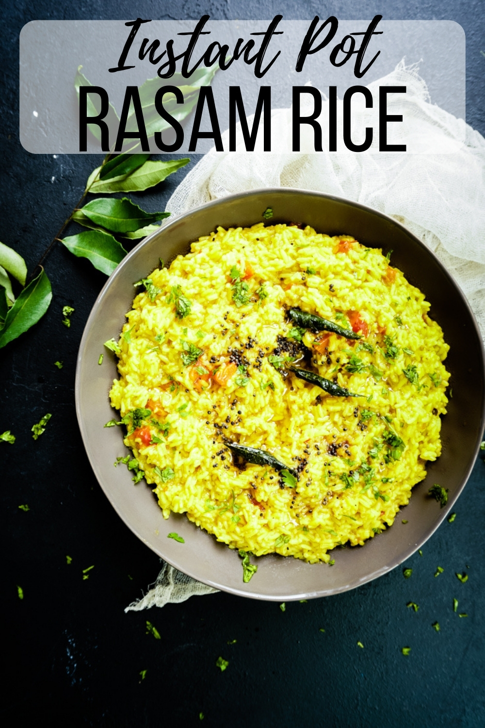 Instant Pot Rasam Rice - Cooking Curries