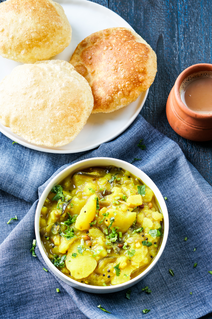Poori Masala | Potato Masala for Poori - Cooking Curries